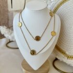 Long coins necklace