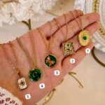 Trendy Green necklace